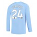 Manchester City Josko Gvardiol #24 Kopio Koti Pelipaita 2023-24 Pitkät Hihat